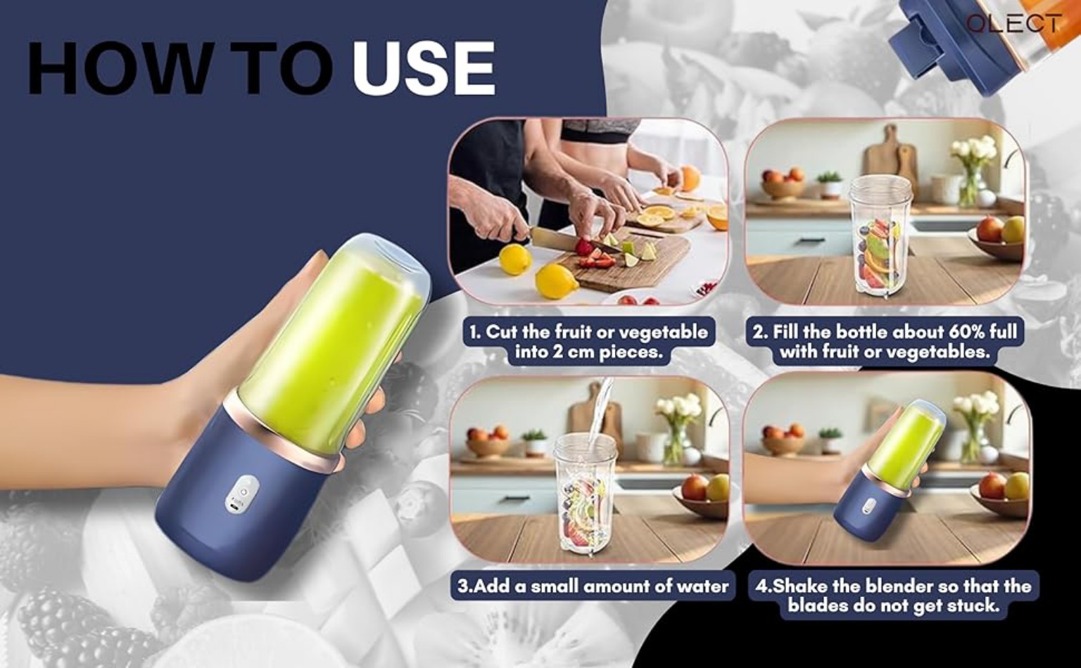 Portable Blender β How To Use