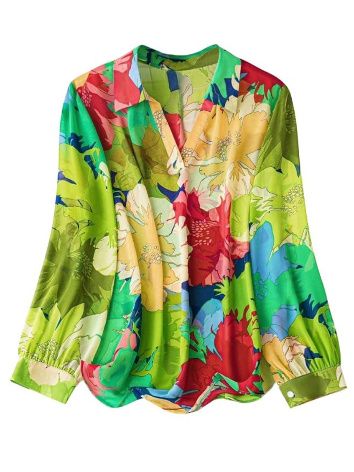 Colorful Floral Fashion Shirt